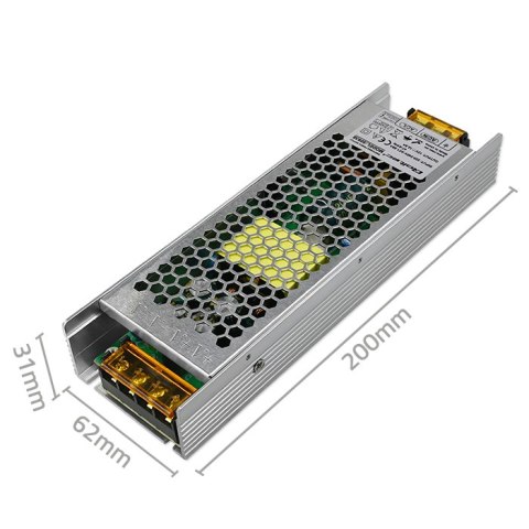 Qoltec Zasilacz impulsowy LED IP20 | 150W | 12V | 12.5A | Slim