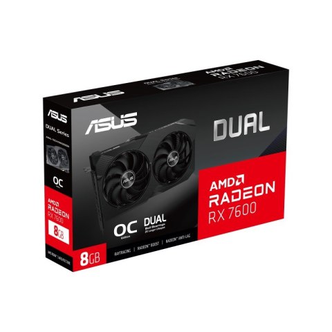 Karta graficzna ASUS Dual Radeon RX 7600 V2 OC 8GB GDDR6