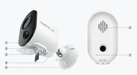 Kamera IP Reolink Argus B350 akumulatorowa 8MPx Wi-Fi