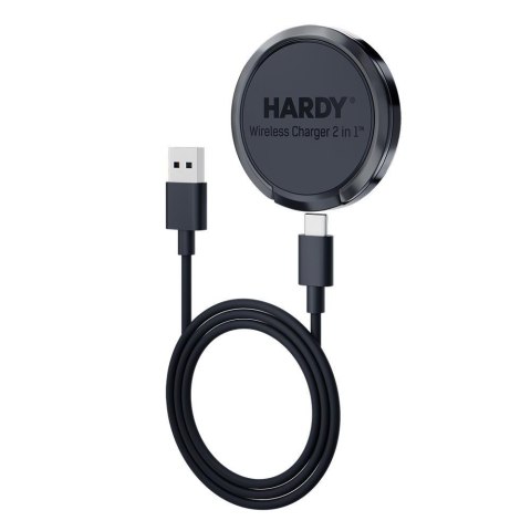 Ładowarka indukcyjna 3mk Hardy Wireless Charger 2in1 15W Black