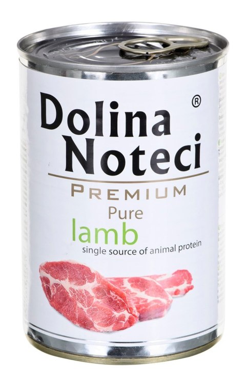 DOLINA NOTECI Premium Pure Jagnięcina - mokra karma dla psa - 400 g