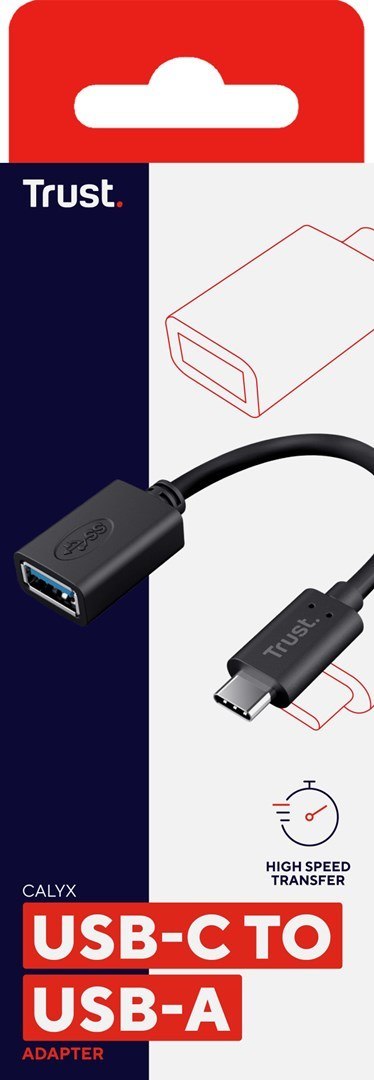 Adapter TRUST CALYX USB-C TO USB-A