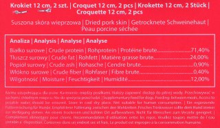 MACED Przysmak dla psa - krokiety 12cm 2szt.