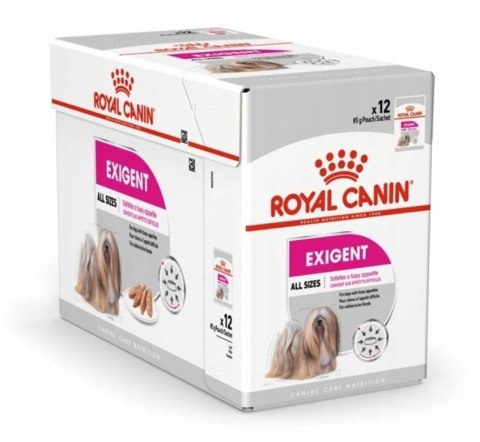 ROYAL CANIN CCN EXIGENT LOAF - mokra karma dla psa dorosłego - 12x85g