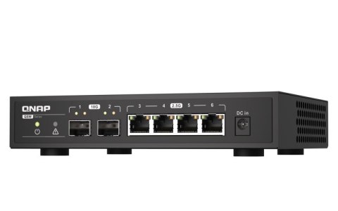 Qnap QSW-2104-2S, 4 x 2.5GbE, 2x 10GbE SFP+, unmanaged switch