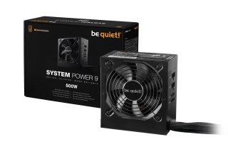 Zasilacz BE QUIET! SYSTEM POWER 9 BN301 (500 W; Aktywne; 120 mm)