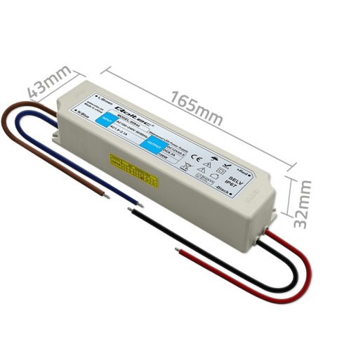 Qoltec Zasilacz impulsowy LED IP67 | 100W | 12V | 8.3A | Wodoodporny