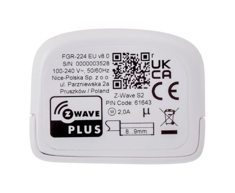 Sterownik Rolet Fibaro FGR-224 (następca FGR-223)