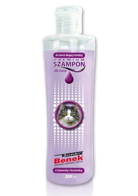 CERTECH Szampon z lawendą i borówką dla kotów PREMIUM 200ml