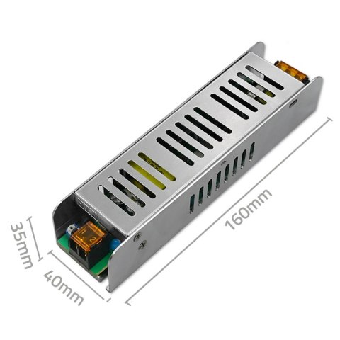 Qoltec Zasilacz impulsowy LED IP20 | 60W | 12V | 5A | Slim