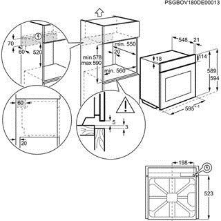 Piekarnik ELECTROLUX EOE7P31X czarno-srebrny czyszczenie pyroliza