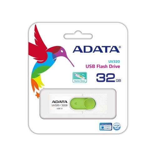 Pendrive ADATA UV320 AUV320-32G-RWHGN (32GB; USB 3.1; kolor biały)