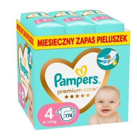 Pampers Premium Monthly Box Rozm. 4, 8-14kg 174szt