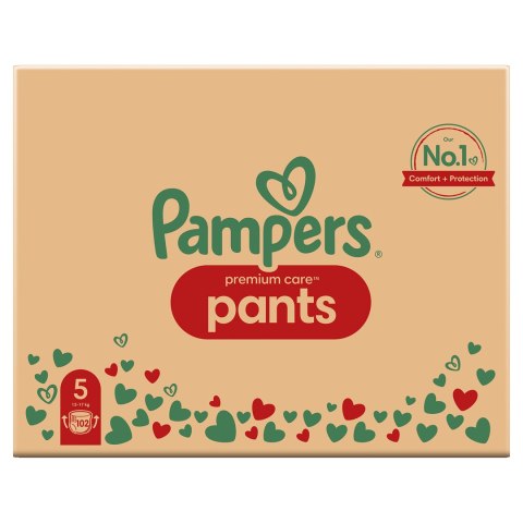 Pieluchy PAMPERS Premium PANTS MTH rozm 5 (12-17kg) 102szt