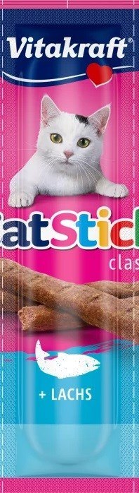 VITAKRAFT Cat Stikc Mini łosoś 1szt