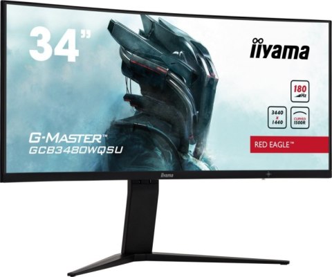 Monitor IIYAMA GCB3480WQSU-B1 (34" /VA /180Hz /3440 x 1440 /Czarny)