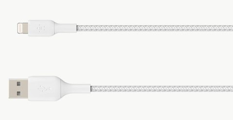 BELKIN KABEL USB A - LIGHTNING, 2M, BIAŁY