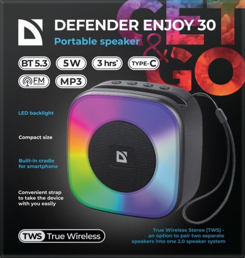 GŁOŚNIK DEFENDER ENJOY 30 BLUETOOTH 5W