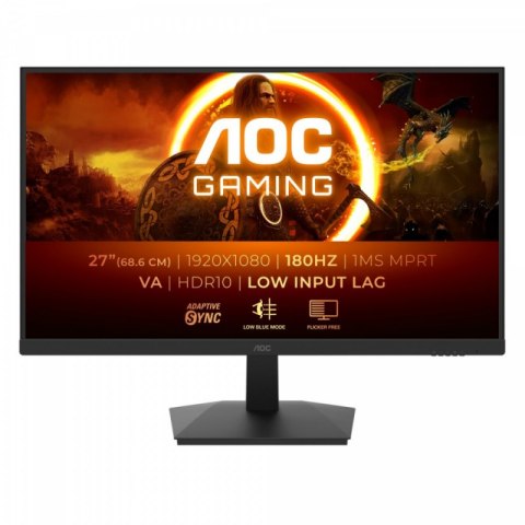 Monitor AOC 27G15N2 (27" /Fast VA /180Hz /1920 x 1080 /Czarny)