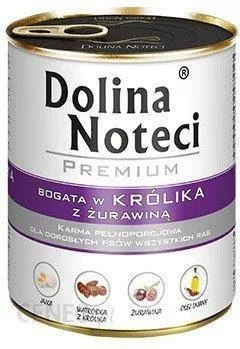 DOLINA NOTECI Premium bogata w królika z żurawiną - mokra karma dla psa - 800g