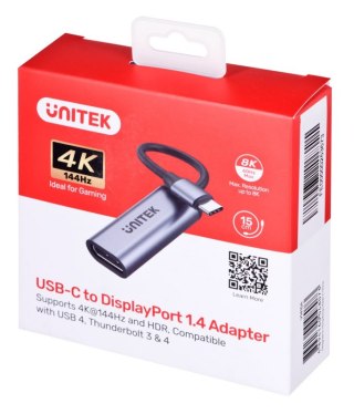 Adapter UNITEK V1415A USB Typ C - DisplayPort