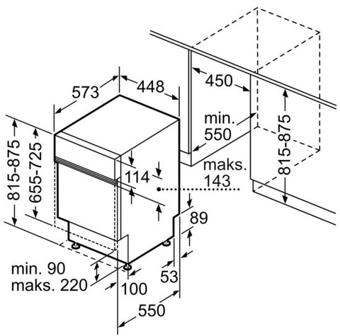 Zmywarka do zabudowy BOSCH SPI2HKS58E