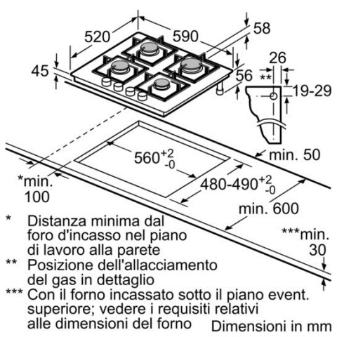 Płyta gazowa Siemens EP 6A6PB20 EP 6A6PB20 (4 pola grzejne; czarny)