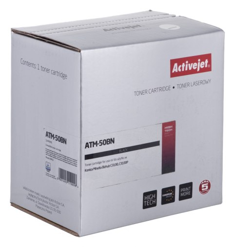 Toner Activejet ATM-50BN (zamiennik Konica Minolta TNP50K; Supreme; 6000 stron; czarny)