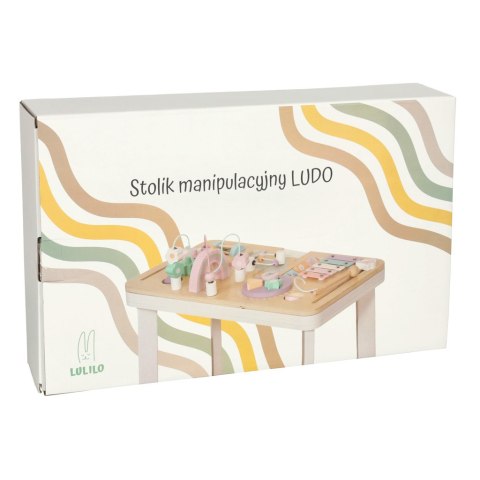 Lulilo Stolik manipulacyjny montessori pastelowy