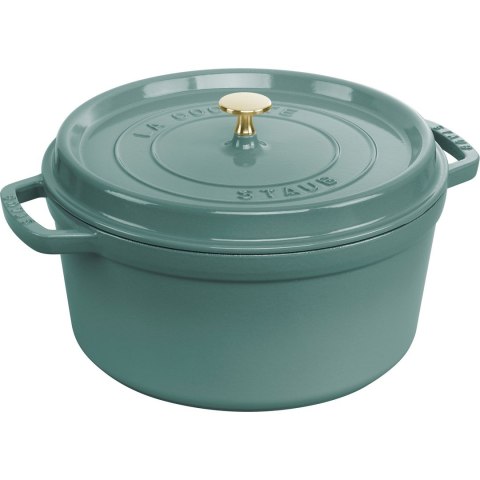 Garnek żeliwny okrągły Staub - 6.7 ltr, Eukaliptusowy