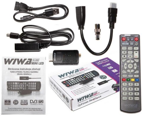 OUTLET_1: Tuner DVB-T/T2 WIWA H.265 MINI LED (OUTLET)