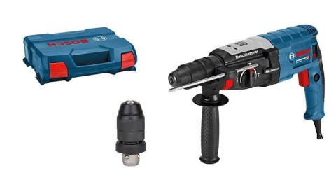 BOSCH MŁOTOWIERTARKA Z OPCJĄ KUCIA 880W 3,2J + DODATKOWY UCHWYT GBH 2-28 F