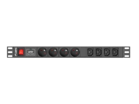 Listwa zasilająca LANBERG PDU-04E04I-0200-IEC-BK