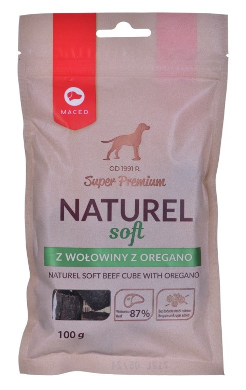 MACED NATUREL SOFT przysmak dla psa z wołowina i oregano - przysmak - 100g