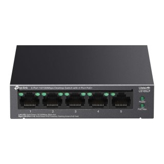 Switch niezarządzalny TP-Link LS105LP 5x100 4x PoE+ 41W