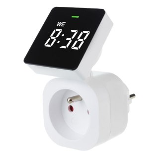 Włącznik czasowy - timer cyfrowy GreenBlue, max. obciążenie 16A, IP20, GB610 E