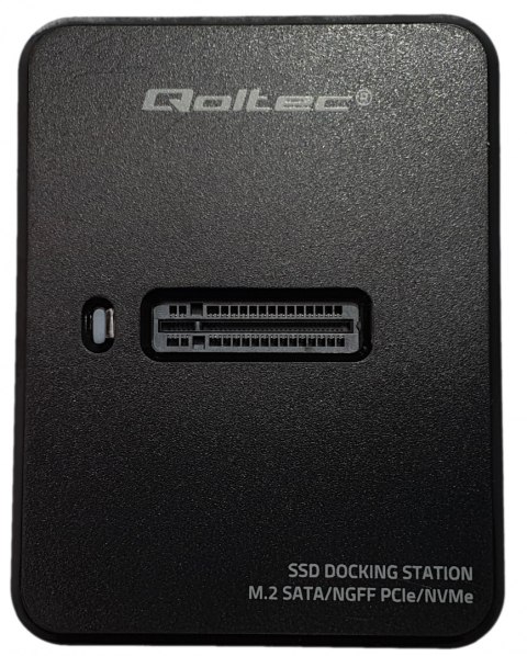 Qoltec Stacja dokująca dysków SSD M.2 SATA/PCIe | NGFF/NVMe | USB 3.1