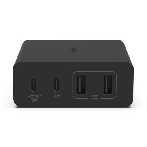 Ładowarka Belkin BoostCharge Pro 4-Port 2xUSB-C PD 3.0 + 2xUSB-A GaN Charger 108W Black