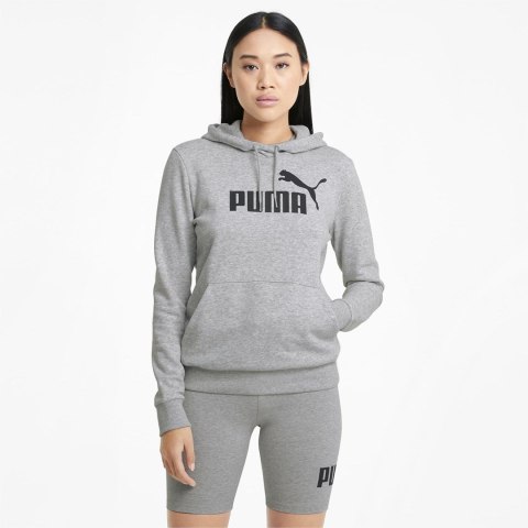 Bluza damska Puma ESS Logo Hoodie TR szara 586791 04