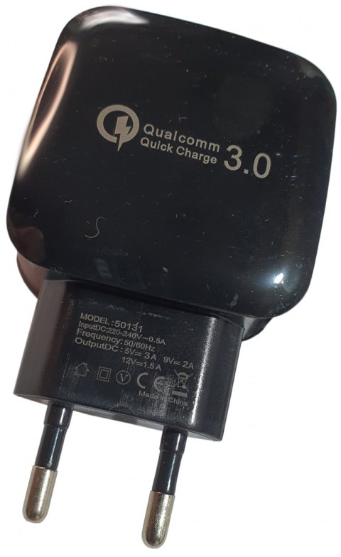 Qoltec Bezprzewodowa ładowarka indukcyjna | Qualcomm QuickCharge 3.0 10W | Czarny