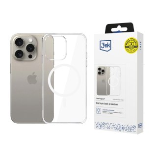 Etui na telefon 3mk do Apple iPhone 15 Pro Max z Mag Safe - przezroczyste Clear MagCase