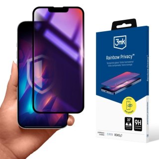 Szkło hartowane, prywatyzujące do Apple iPhone 14 Pro Max - 3mk Rainbow Privacy