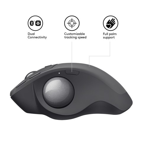 Mysz Logitech MX Ergo 910-005179 (optyczna; 2048 DPI; kolor czarny)