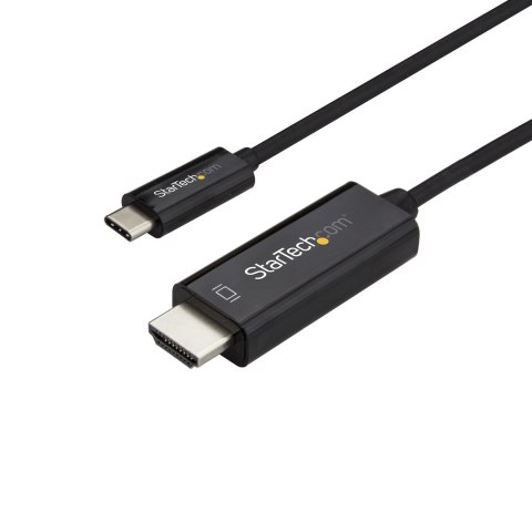 1M USB C TO HDMI CABLE - BLACK/.