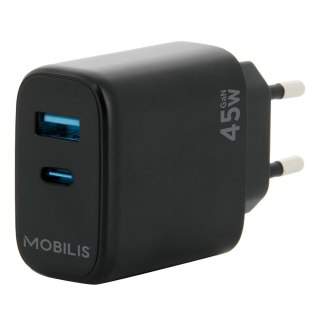 WALL CHARGER - 45W - 1 USB A +/1 USB C - GAN