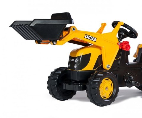 Rolly Toys 023837 Traktor Rolly Kid JCB z łyżką i przyczepą