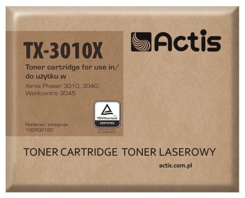 Toner ACTIS TX-3010X (zamiennik Xerox 106R02182; Standard; 2300 stron; czarny)