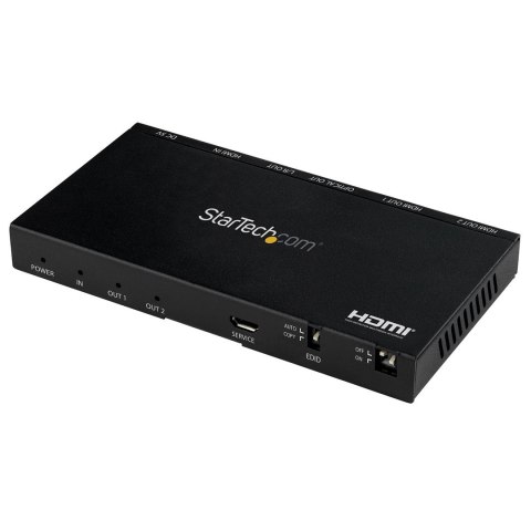 HDMI SPLITTER - 2 PORT HDMI 2.0/4K 60HZ WITH SCALER - 7.1 SOUND