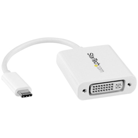 USB-C TO DVI ADAPTER - WHITE/USB-C DVI VIDEO CONVERTER-WHITE