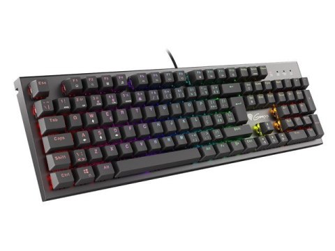 KLAWIATURA DLA GRACZY GENESIS THOR 300 RGB PT PODŚWIETLENIE MECHANICZNA RED SWITCH SOFTWARE